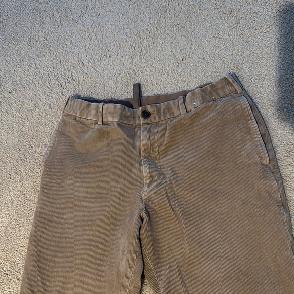 Uniqlo Tan Corduroy Pants Casual Comfort - Picture 4 of 4